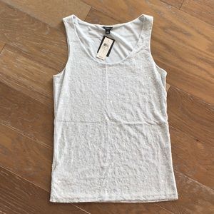 Ann Taylor Ice Blue Sequins Tank